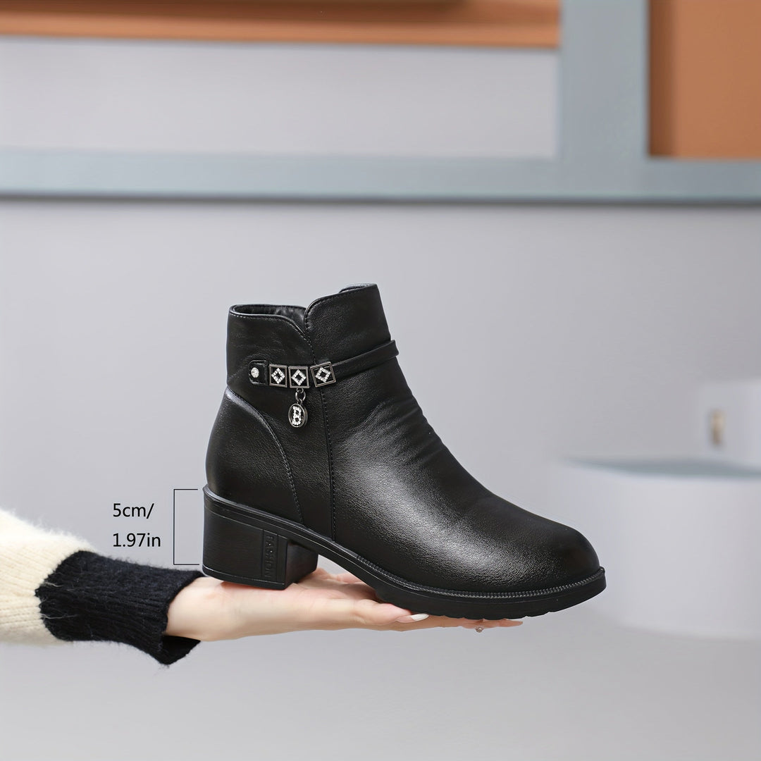 Noémie – Cozy Winter Ankle Boots