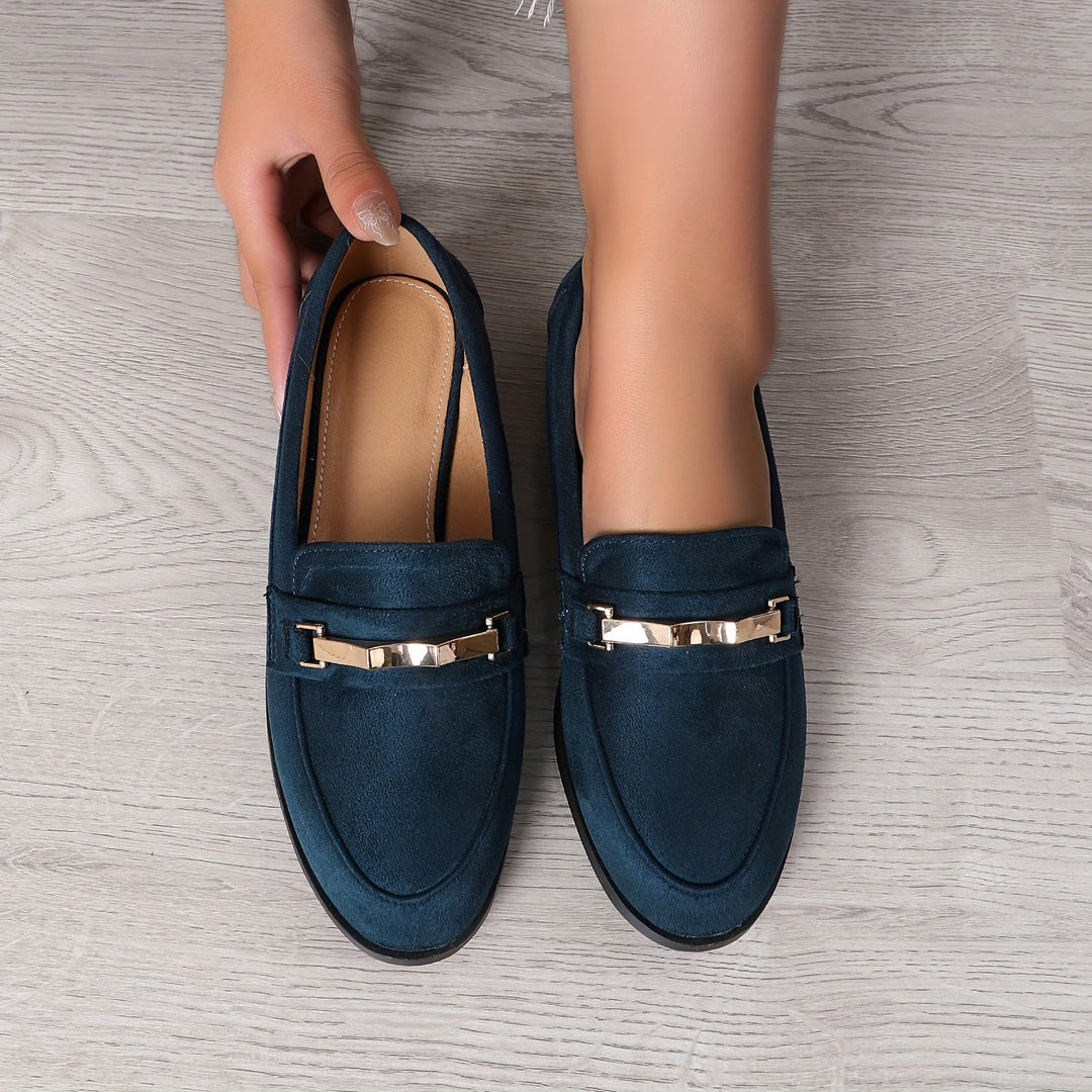 Isabelle – Round Toe Loafers for Ultimate Comfort