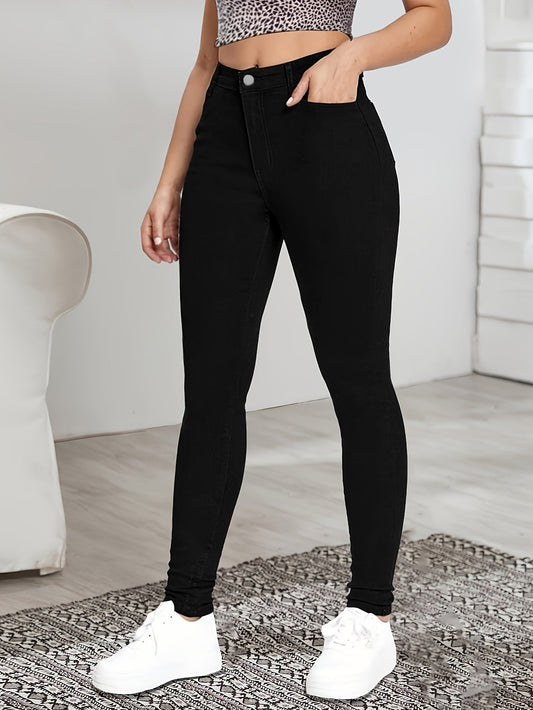 LISETTE - Sleek High-Waist Skinny Jeans
