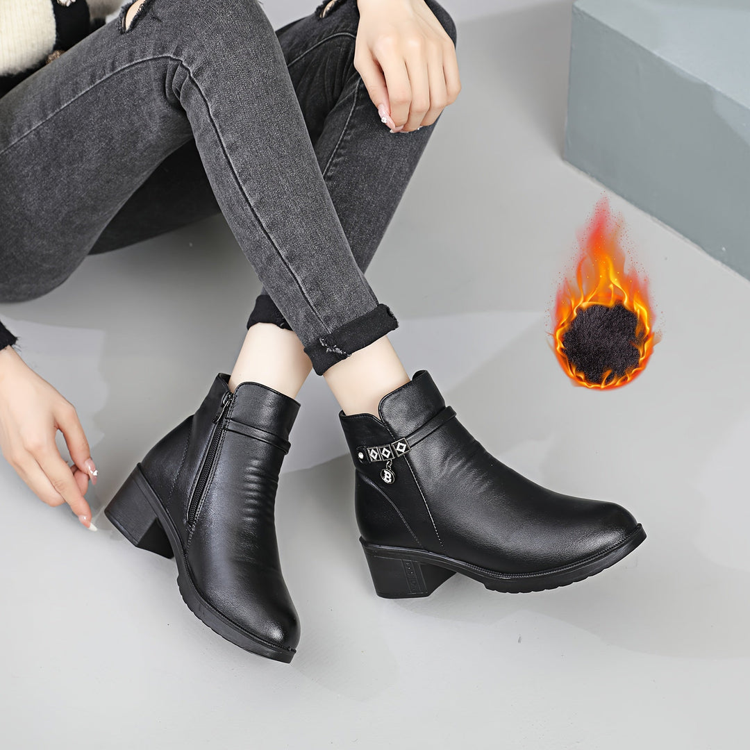 Noémie – Cozy Winter Ankle Boots