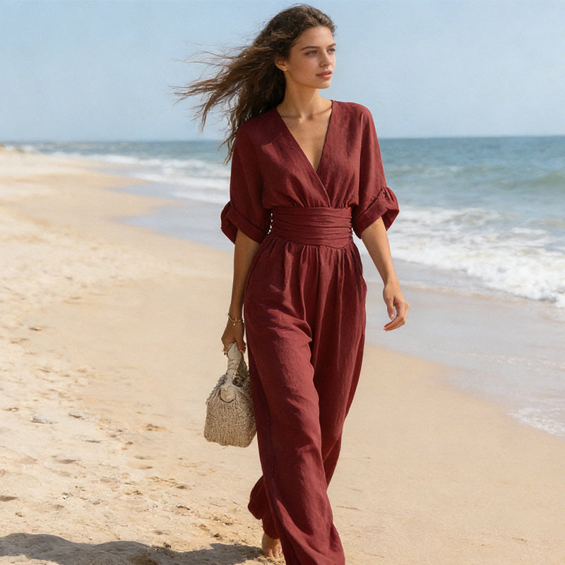 Charlotte™ | Elegant Wide-Leg Jumpsuit