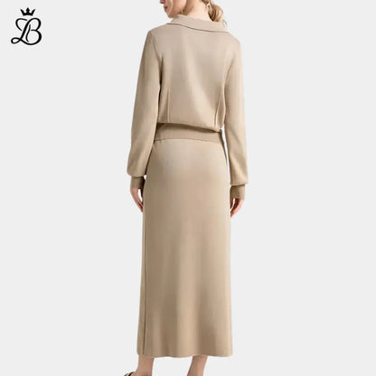 Eléna – Chic Viscose 2-Piece Women’s Set | Modern Elegance Meets Comfort