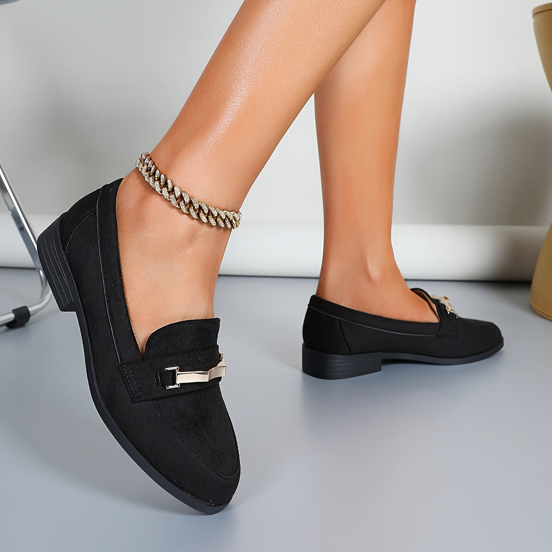 Isabelle – Round Toe Loafers for Ultimate Comfort