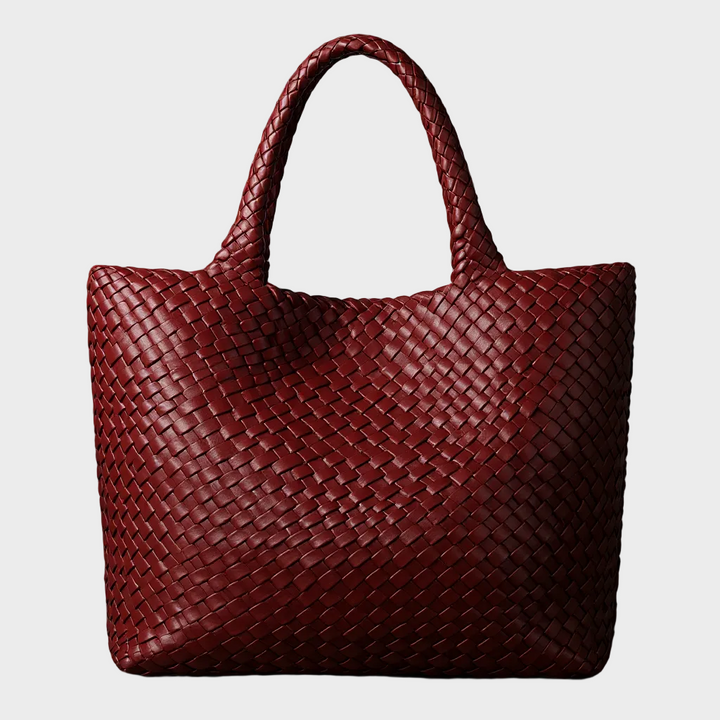 Delphine™ — Woven Tote Bag Timeless Elegance