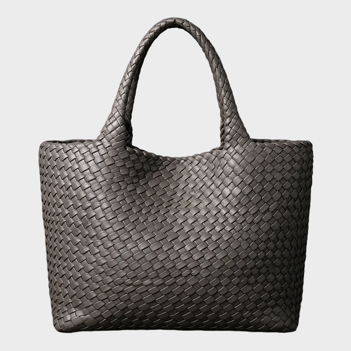 Delphine™ — Woven Tote Bag Timeless Elegance