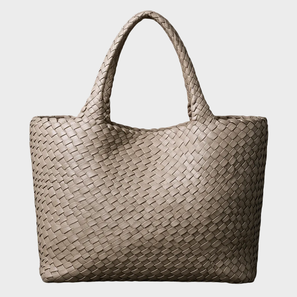Delphine™ — Woven Tote Bag Timeless Elegance