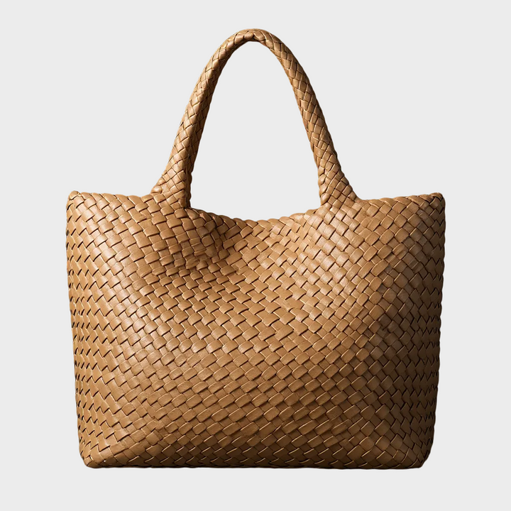 Delphine™ — Woven Tote Bag Timeless Elegance