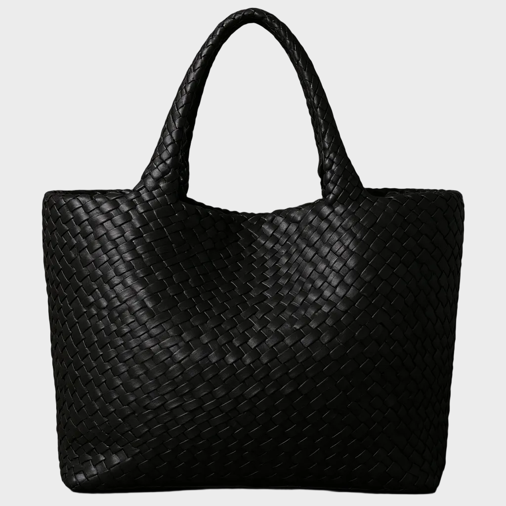 Delphine™ — Woven Tote Bag Timeless Elegance