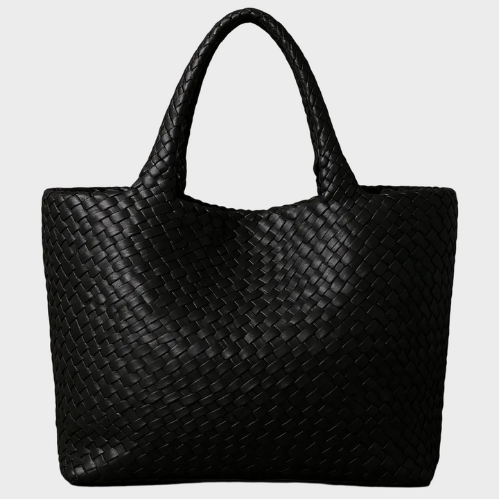 Delphine™ — Woven Tote Bag Timeless Elegance