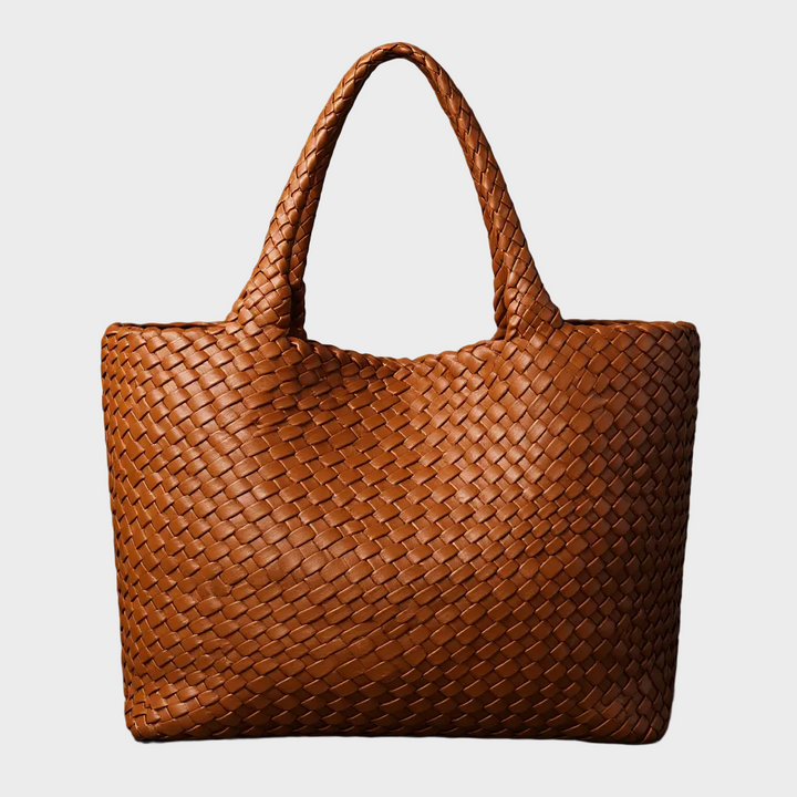 Delphine™ — Woven Tote Bag Timeless Elegance