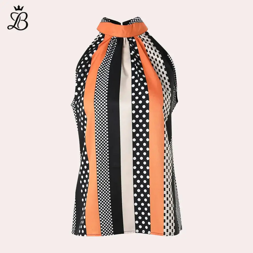 Giada – Women's Sleeveless Halter Top | Lightweight, Chic, and Perfect for Summer Days