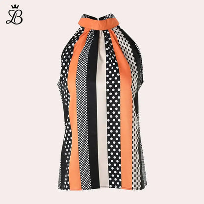 Giada – Women's Sleeveless Halter Top | Lightweight, Chic, and Perfect for Summer Days