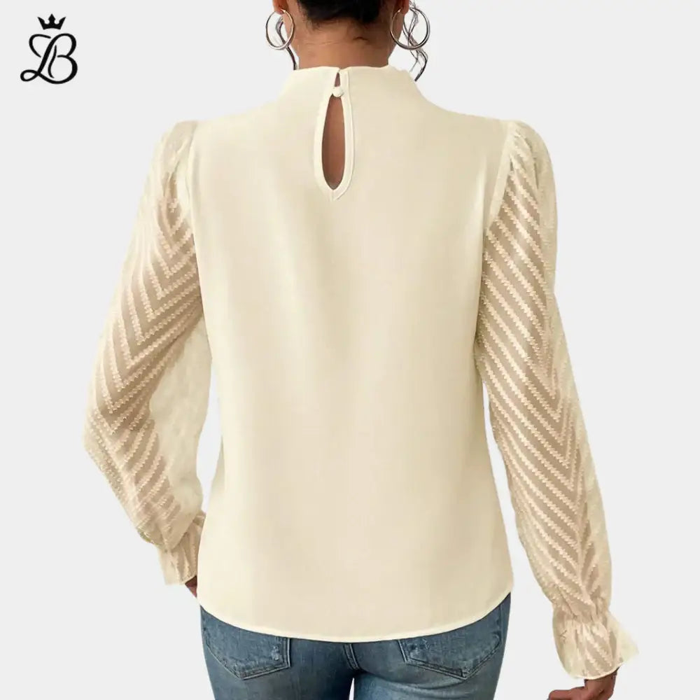 Giorgia – Women's Lightweight Long Sleeve Blouse for All-Day Elegance