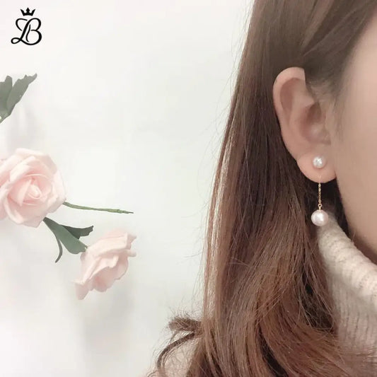 Giulia – Freshwater Pearl Drop Earrings | Elegant Charm for Day to Night