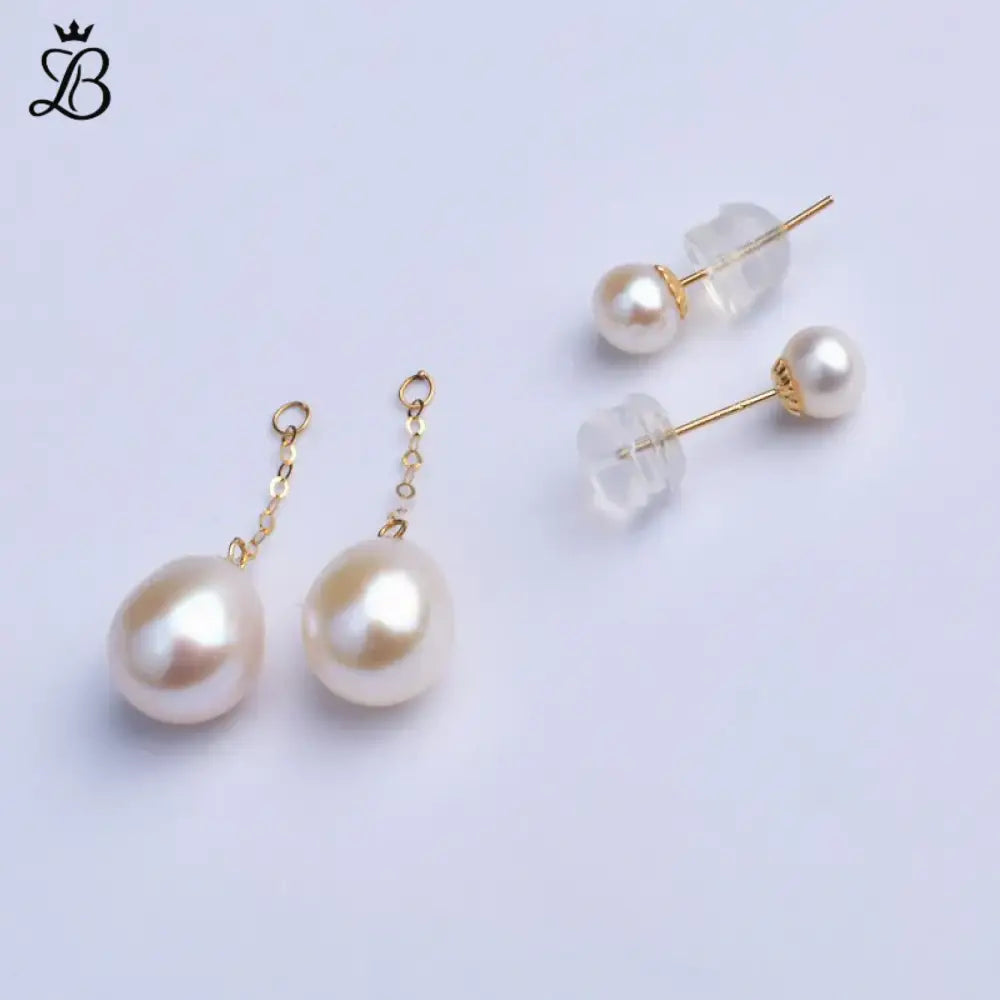 Giulia – Freshwater Pearl Drop Earrings | Elegant Charm for Day to Night