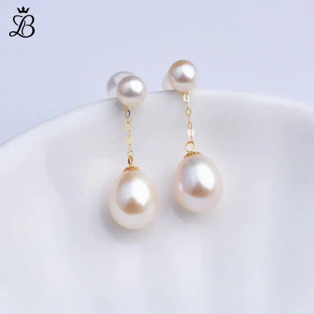 Giulia – Freshwater Pearl Drop Earrings | Elegant Charm for Day to Night