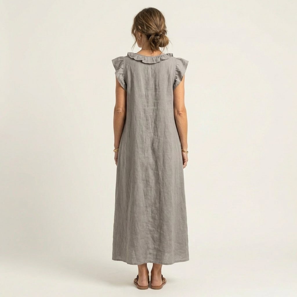 Piper™ | Maxi Ruffle Dress V-Neck