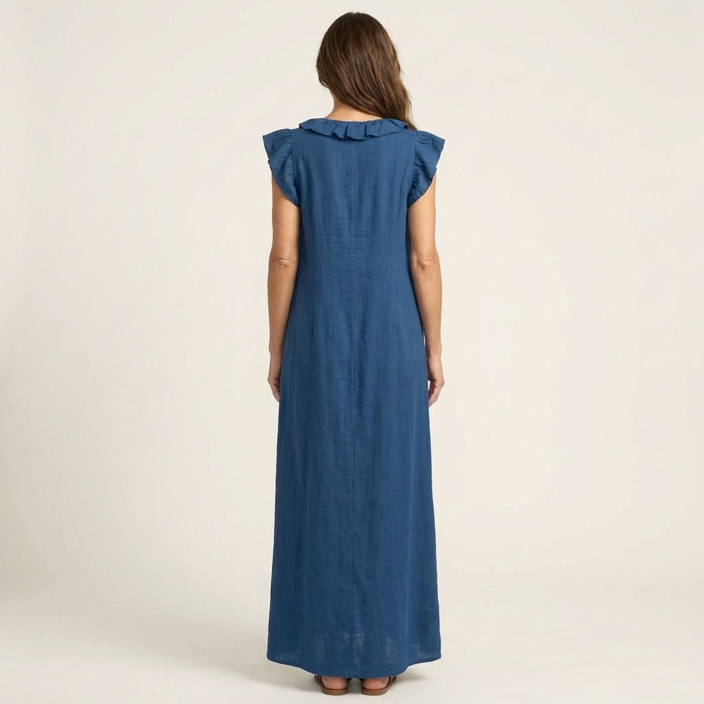 Piper™ | Maxi Ruffle Dress V-Neck