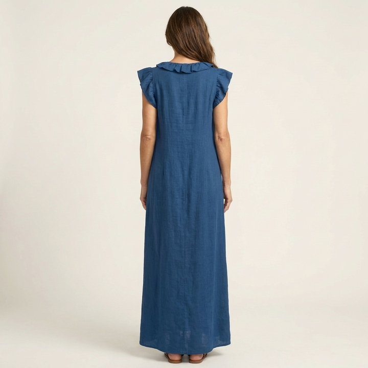 Piper™ | Maxi Ruffle Dress V-Neck