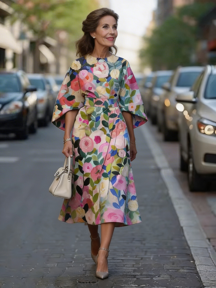 Eleanor | Elegant Floral Dress