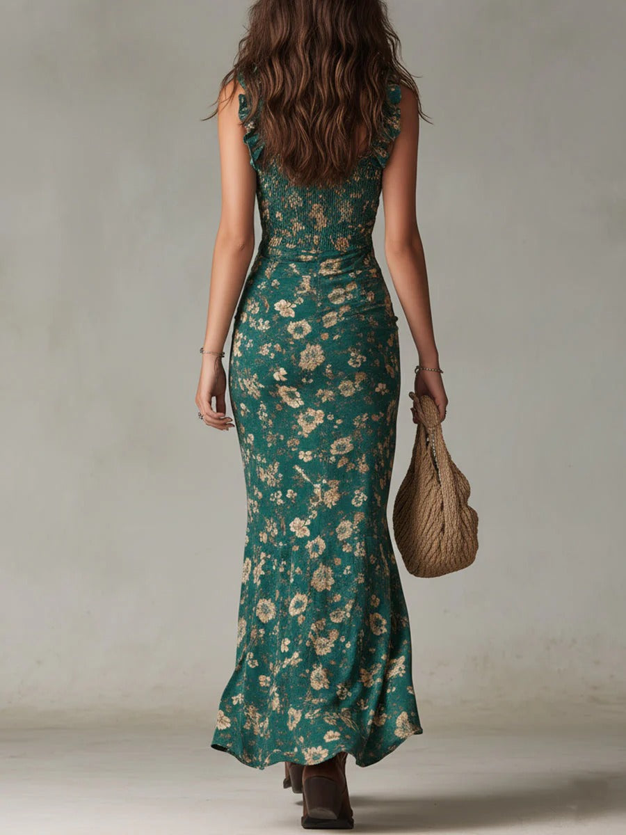 Esme™ | Boho Retro Maxi Dress