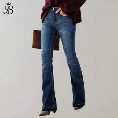 Léonie – Women’s Casual Flared Jeans | Sculpting Fit and Effortless Elegance
