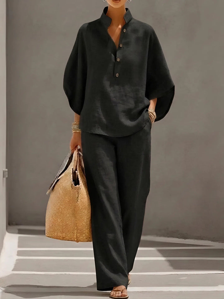Elena™ | Casual Set in Cotton and Linen