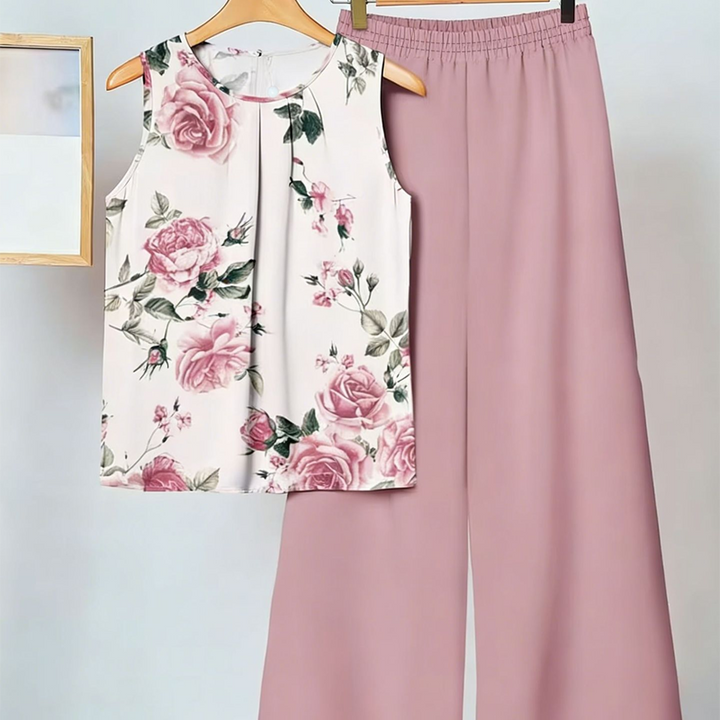 Gwen™ - Elegant Two Piece Print Set