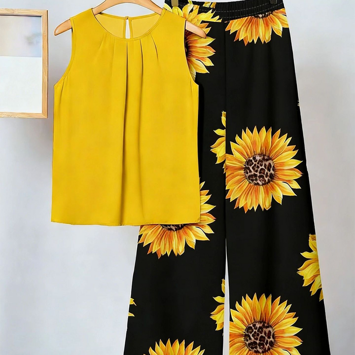 Gwen™ - Elegant Two Piece Print Set