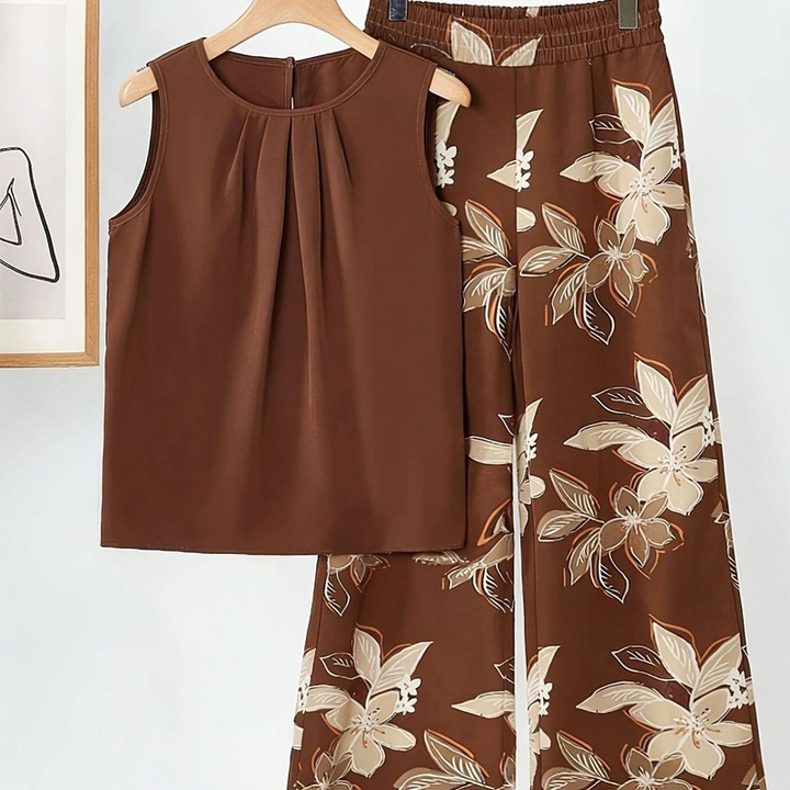 Gwen™ - Elegant Two Piece Print Set
